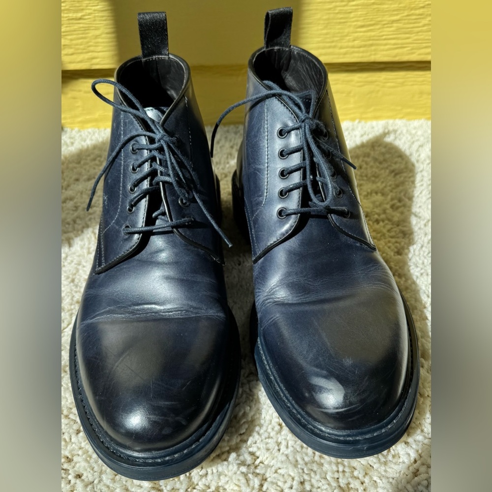 Brooks Brothers Navy Boots